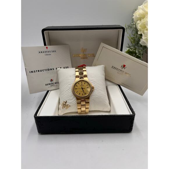 Raymond Weil Geneve Amadeus 
9205 Vintage Quartz Swiss
Wristwatch GP Old New - Picture 1 of 12